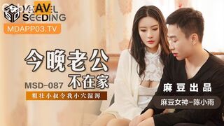 麻豆传媒 MSD-087《今晚老公不在家》陈小雨