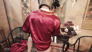 麻豆传媒 MAD045 禁宫奢淫传 英雄好色 亵玩妃子 销魂女神-陈可心