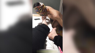 勾引直男做黄金s系列：狗奴花钱请直男上门喂黄金