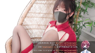 火爆网红玩偶姐姐『HongKongDoll』圣诞特辑