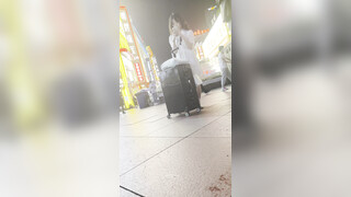 GS自购-售价32【XPCD】047抄底极品白色连衣裙学生妹透心凉黑色透明