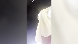 GS自购-售价32【XPCD】047抄底极品白色连衣裙学生妹透心凉黑色透明