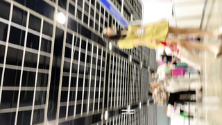 GS自购-售价16【精品CD】招生会上抄底极品身材肉丝加蕾丝内内学姐