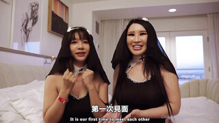 麻豆传媒 mmg-005 与美国女优修女装扮-吴梦梦
