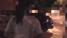 唯美MV风格露出达人萍萍系列第4部 开档丝袜无下装夜行大马路