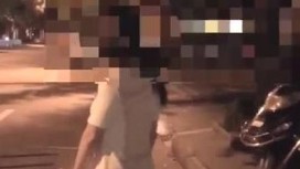 唯美MV风格露出达人萍萍系列第4部 开档丝袜无下装夜行大马路