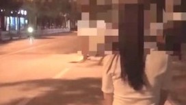 唯美MV风格露出达人萍萍系列第4部 开档丝袜无下装夜行大马路