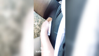 【kaitozhang】天花板级约啪大神 纤细苗条 清纯可爱兔兔 开档黑丝大长腿站立后入！越用力操她她越兴奋 叫床骚的不是一般 (1)