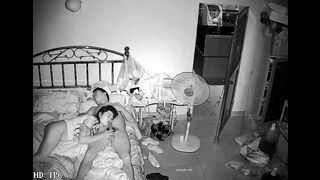 破解隔壁邻居小刘家网络摄像头监控偷拍媳妇含着熟睡中小刘哥的大屌硬了骑上去啪啪啪啪